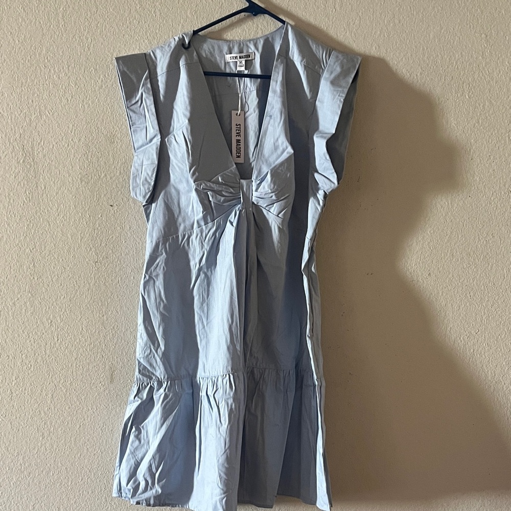 Steve Madden Light Blue Midi Dress